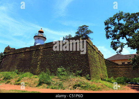 Thalassery Fort ist in Thalassery (Tellicherry) eine Stadt im Bundesstaat Kannur Bezirk von Kerala in Südindien. Stockfoto