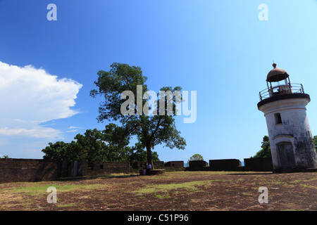 Thalassery Fort ist in Thalassery (Tellicherry) eine Stadt im Bundesstaat Kannur Bezirk von Kerala in Südindien. Stockfoto