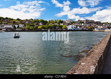 Blick auf Kinsale Hafen, County Cork, Irland Stockfoto