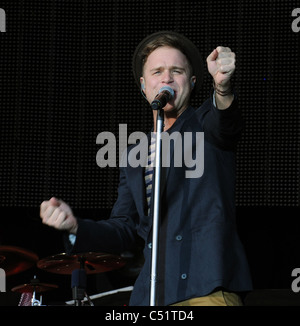 Olly Murs Konzert im Ingleston royal Highland Showground Edinburgh. Stockfoto