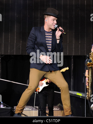 Olly Murs Konzert im Ingleston royal Highland Showground Edinburgh. Stockfoto