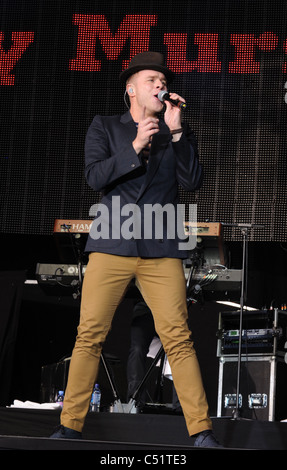 Olly Murs Konzert im Ingleston royal Highland Showground Edinburgh. Stockfoto