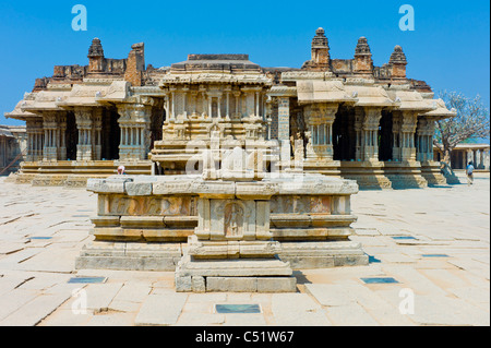 Vitthala-Tempel in Hampi, Provinz Karnataka, Indien. Stockfoto