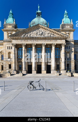 Bundesverwaltungsgericht in Leipzig, Sachsen, Deutschland, Europa Stockfoto