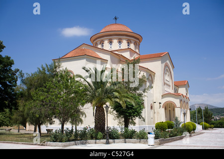 Kloster von St. Gerasimos, Kefalonia, Griechenland. Stockfoto