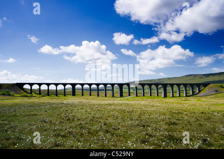 Ribblehead-Viadukt, North Yorkshire, Großbritannien Stockfoto