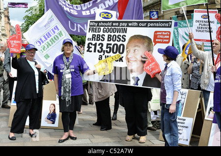 Demonstration Stockfoto