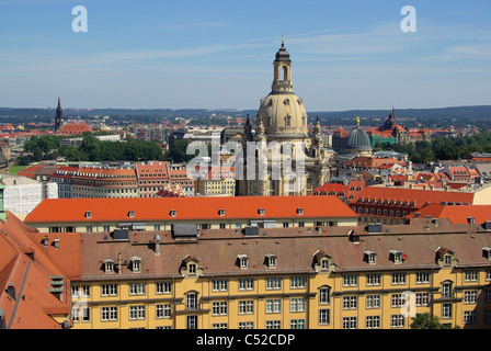 Dresdner Frauenkirche - Dresden Kirche unserer lieben Frau 22 Stockfoto