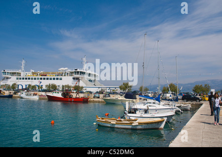 Porat Hafengebiet Supetar auf der Insel Brac in Dalmatien Kroatien Europa Stockfoto