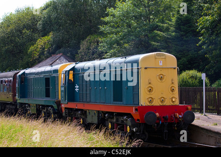 English Electric Class 20 Bo-Bo-Dieselmotor 20087 am ELR East Lancashire Railway Heritage Trust Gala Wochenende Juli 2011 Stockfoto