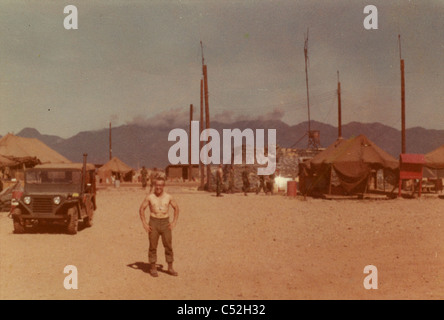 Marines Fotos Danang Vietnam spät Vietnamkrieg 1968 oder 1969 Stockfoto