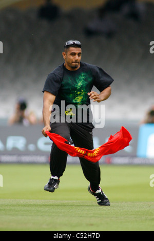 Die dritte eintägigen internationalen Cricket match zwischen England und Sri Lanka an Lords Cricket Ground London gespielt. Stockfoto