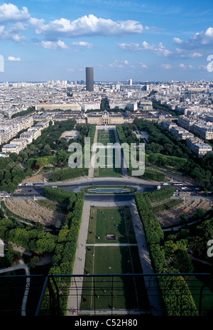 Champ de Mars, Paris, Frankreich. Stockfoto