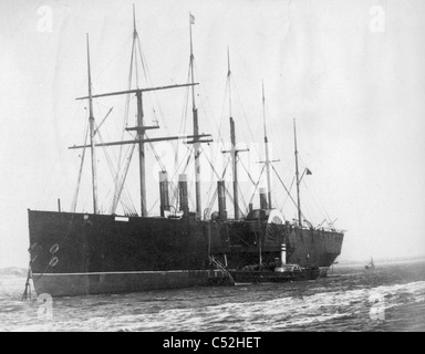 Im Jahre 1886, entworfen von Isambard Brunel SS GREAT EASTERN steamship Stockfoto