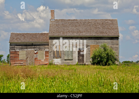 Abandon Ferienbauernhof Stockfoto