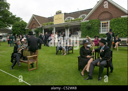 Royal Ascot Rennen während seinen Umzug nach York in 2005, UK. Stockfoto