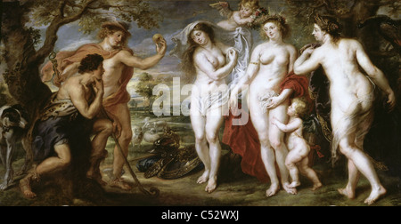 Rubens das Urteil des Paris del Prado - Madrid Stockfoto