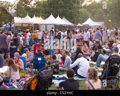 Brooklyn NewYork Konzerte feiern Stockfoto