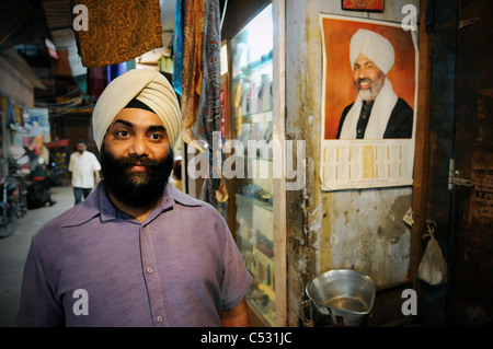 Eine Szene in Delhi, Indien Stockfoto