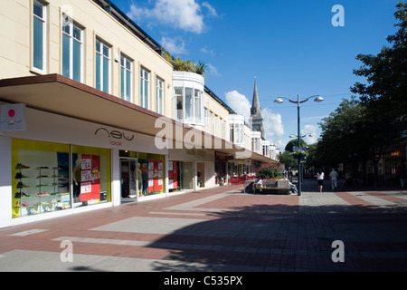 Haupteinkaufsstraße von Palmerston Straße Southsea Hampshire England uk Stockfoto