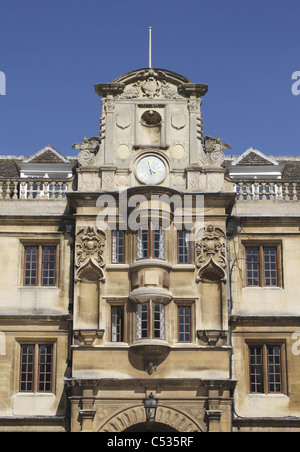 Clare College in Cambridge Blick vom Old Court Viereck Stockfoto