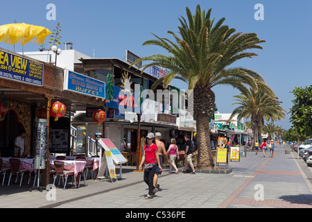 Puerto del Carmen - Lanzarote - Kanarische Inseln Stockfoto