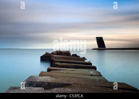 Seeverkehr Kontrollturm, Oeiras, Lissabon, Portugal, Europa Stockfoto