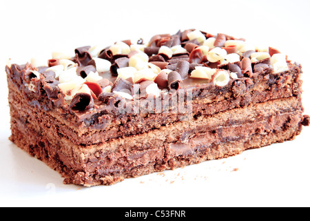 frische herrlich feucht Brownie mit einem tief fudgy Schokoladenaroma Stockfoto