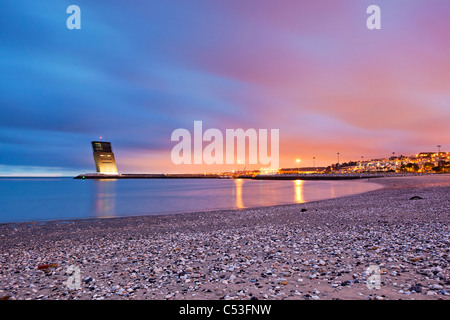 Seeverkehr Kontrollturm, Oeiras, Lissabon, Portugal, Europa Stockfoto