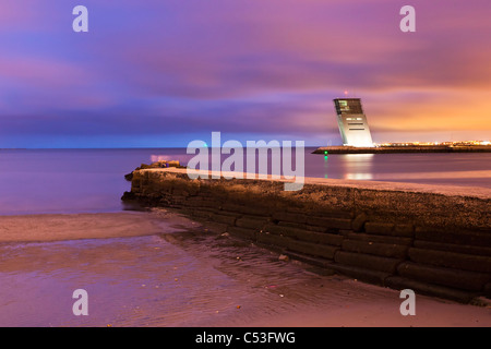 Seeverkehr Kontrollturm, Oeiras, Lissabon, Portugal, Europa Stockfoto