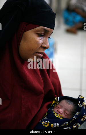 Die Entbindungsstation Temeke General Hospital, Dar Es Salaam, Tansania. Stockfoto