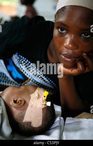 Die Entbindungsstation Temeke General Hospital, Dar Es Salaam, Tansania. Stockfoto