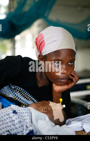 Die Entbindungsstation Temeke General Hospital, Dar Es Salaam, Tansania. Stockfoto