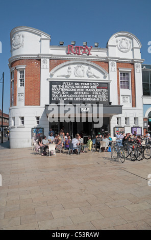 Ritzy Kino, Bar und Café, Brixton, Süd-London, UK. Stockfoto