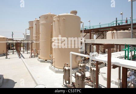 Uran-Aufbereitungsanlage in Texas Stockfoto