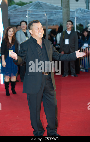 Hong Kong Schauspieler Eric Tsang Chi-Wai (曾志偉) kommt bei den 29. Hong Kong Film Awards am 18. April 2010 Stockfoto
