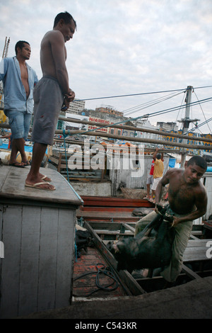 Die VER-O-PESO ("Check das Gewicht") Markt in Belem, Brasilien. Stockfoto