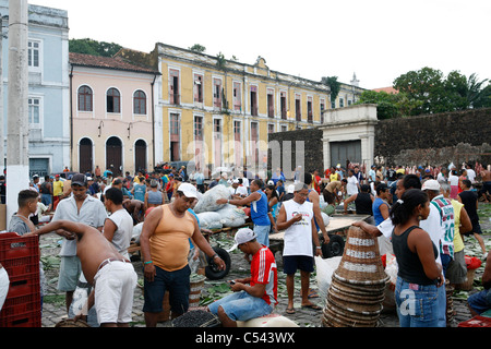 Die VER-O-PESO ("Check das Gewicht") Markt in Belem, Brasilien. Stockfoto