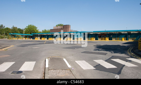 Herzlich Willkommen Sie in Crewe Busbahnhof in Cheshire UK Stockfoto