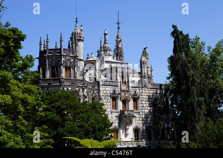 Quinta da Regaleira Palast in Sintra, Lissabon, Portugal Stockfoto