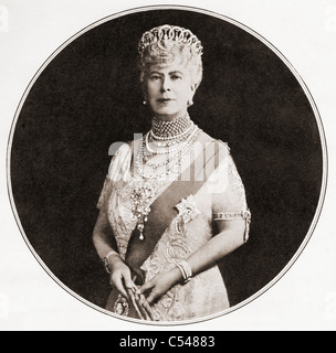 Mary von Teck, Victoria Mary Augusta Louise Olga Pauline Claudine Agnes, 1867 – 1953. Queen Consort von George V Stockfoto