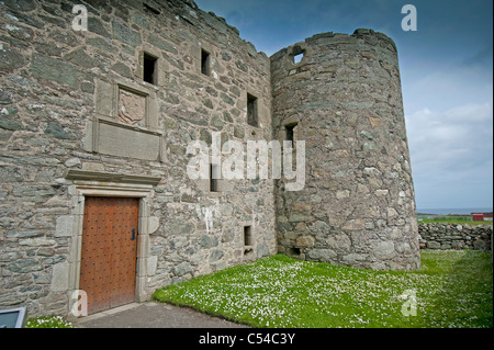 Muness Castle, Insel Unst, Shetland, Schottland. SCO 7524 Stockfoto