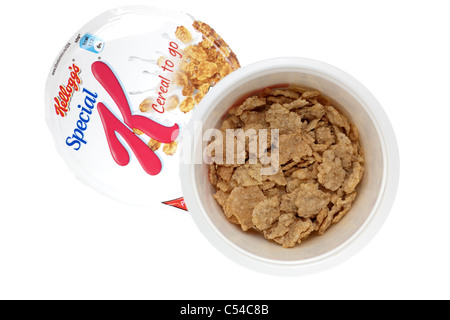 30 Gramm Karton von Kelloggs Special K Getreide zu gehen Stockfoto