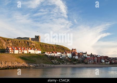 Str. Marys Kirche am East Cliff in Whitby, North Yorkshire. Stockfoto