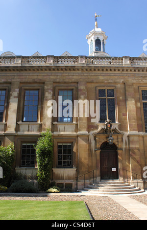 Clare College in Cambridge Blick vom Old Court Viereck Stockfoto