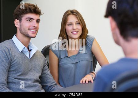 Paar-Sitzung mit einem Berater Stockfoto
