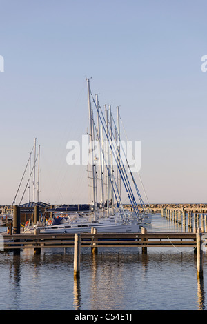 Segeln, Yachten, maritime, Lebensstil, Marina, Hohe Duene Yachting und Spa Resort, Ostsee, Rostock-Warnemünde, Deutschland Stockfoto