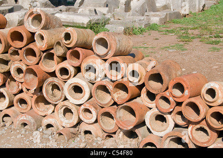 Die antike Stadt Ephesus-Türkei bietet viele interessante 1. Jh. v. Chr. Sehenswürdigkeiten wie das "Staat Agora" politische Zentrum. Stockfoto