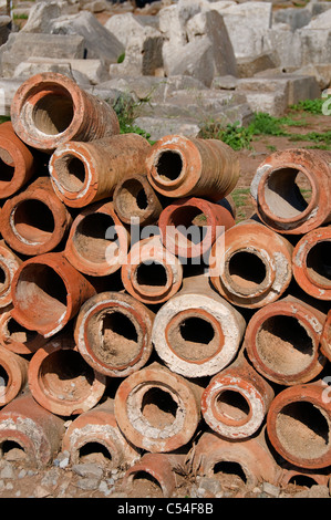 Die antike Stadt Ephesus-Türkei bietet viele interessante 1. Jh. v. Chr. Sehenswürdigkeiten wie das "Staat Agora" politische Zentrum. Stockfoto