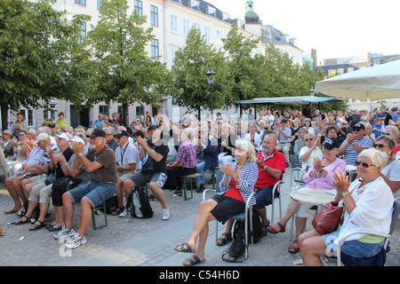 Publikum von Kopenhagen Jazzfestival im Juli 2011 Stockfoto